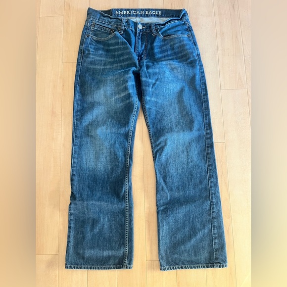 American 🦅 Eagle jeans 31x30 Low Rise Boot - Picture 3 of 8